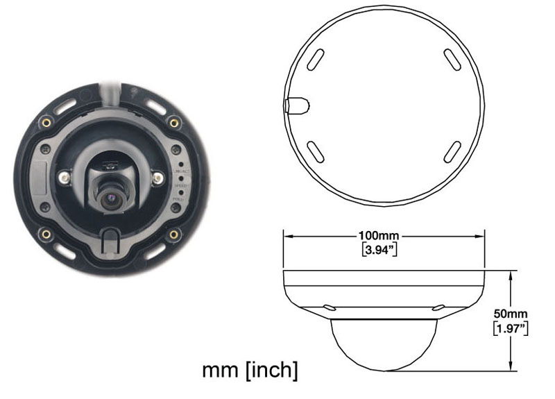 ACTi ACM-3701E - Kamery kopukowe Mpix