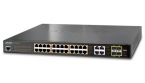 Planet GS-4210-24P4C - Switch 24x10/100/1000T PoE+ 4xTP/SFP